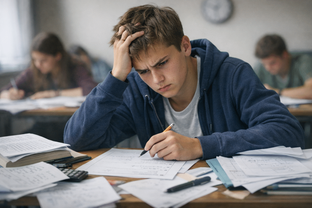 obrázek k článku: Přijímačky nejsou o tom, kolik toho víš. Ale kolik toho do testu dokážeš napsat.