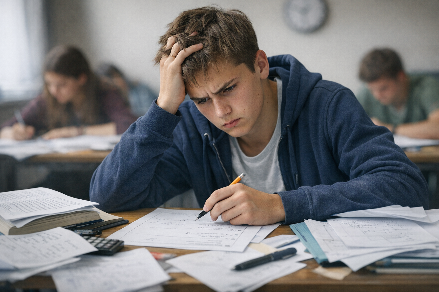 obrázek k článku: Přijímačky nejsou o tom, kolik toho víš. Ale kolik toho do testu dokážeš napsat.
