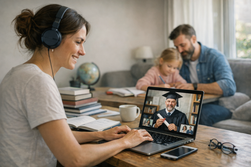 obrázek k článku: Mezinárodní diplom můžete získat i online