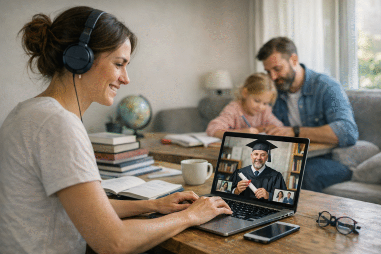 obrázek k článku: Mezinárodní diplom můžete získat i online